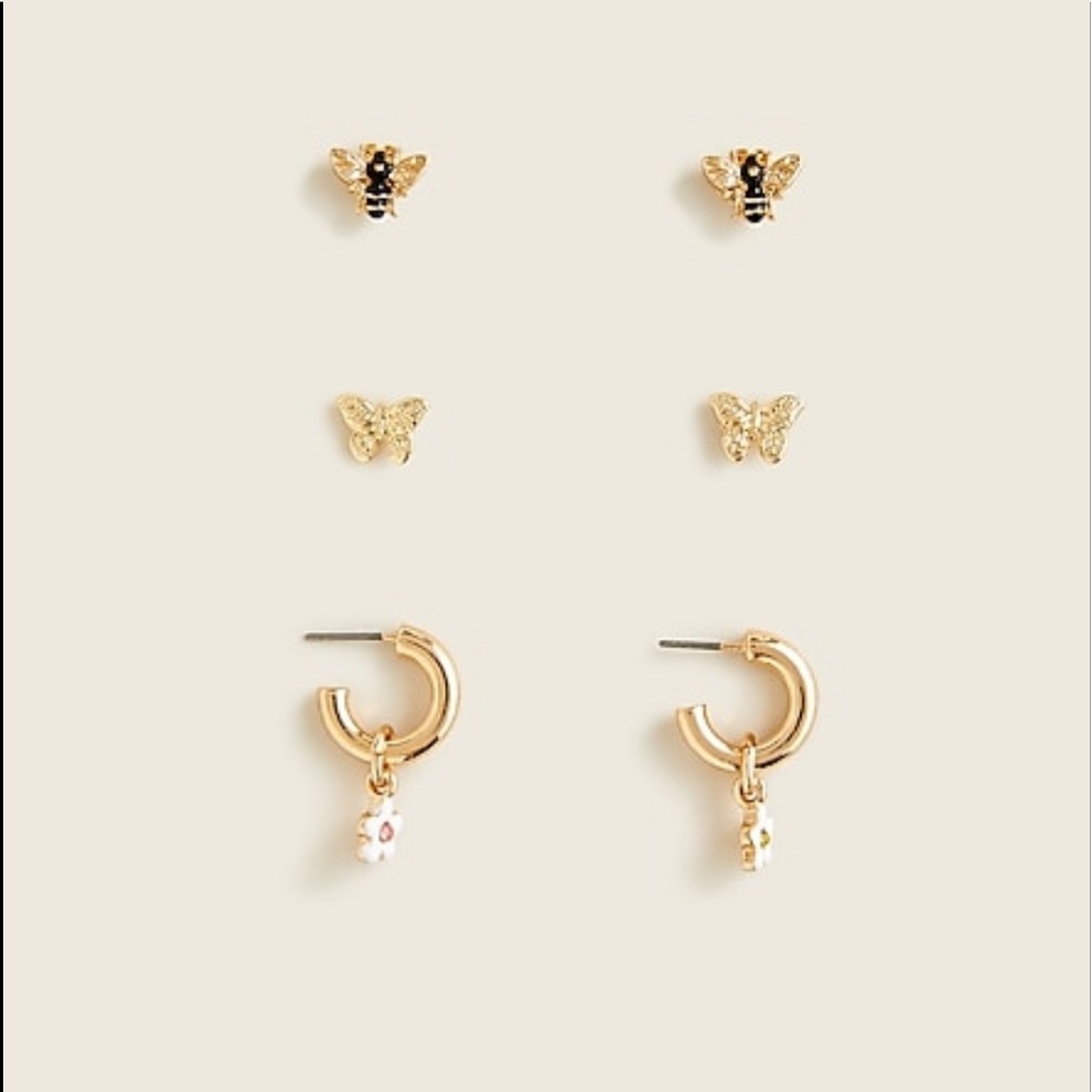 J. Crew earring 3 pack